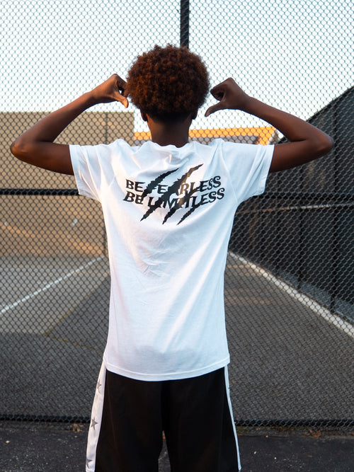 Be Fearless Be Limitless White T-Shirt