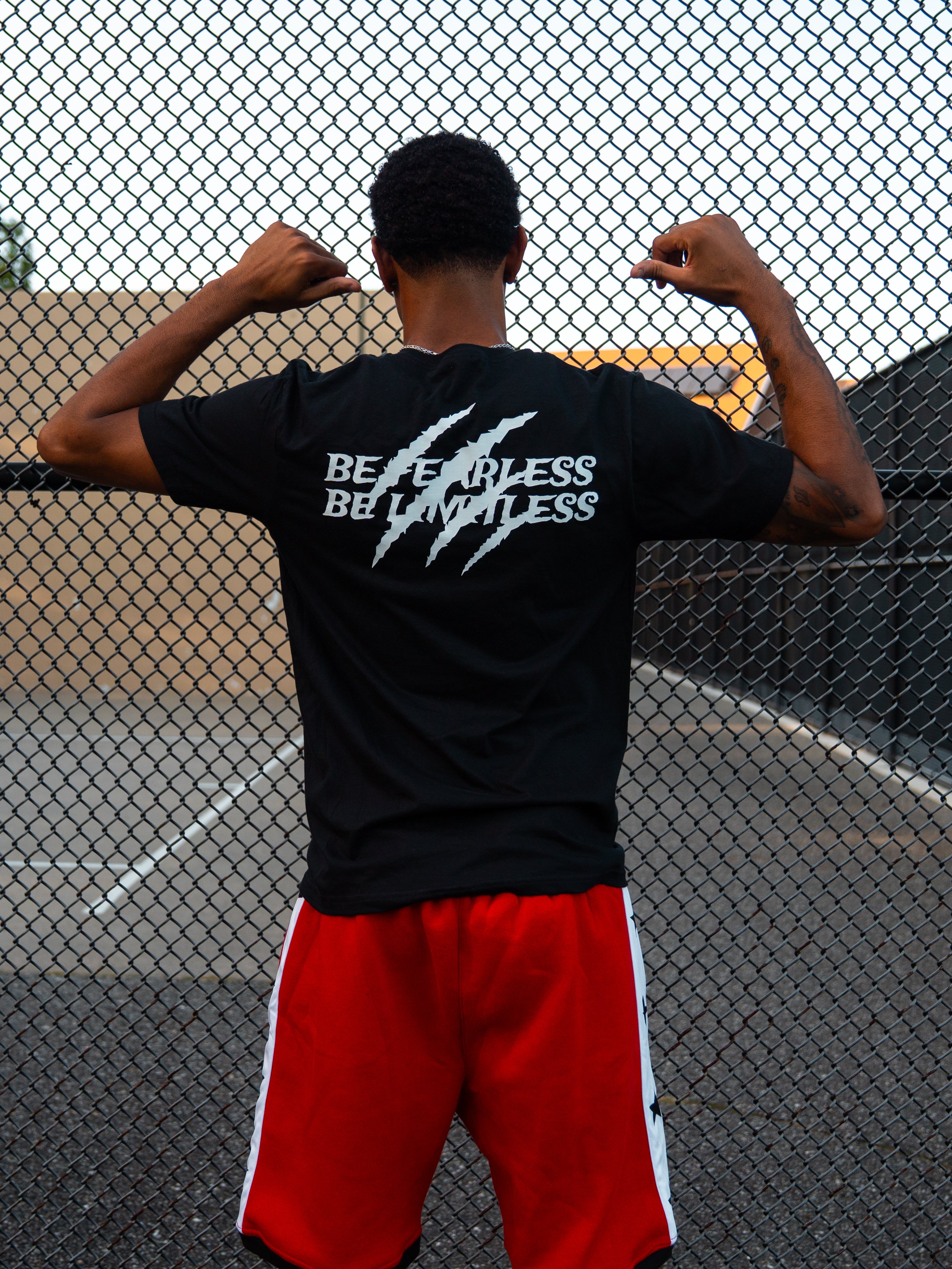 Be Fearless Be Limitless Black T-Shirt